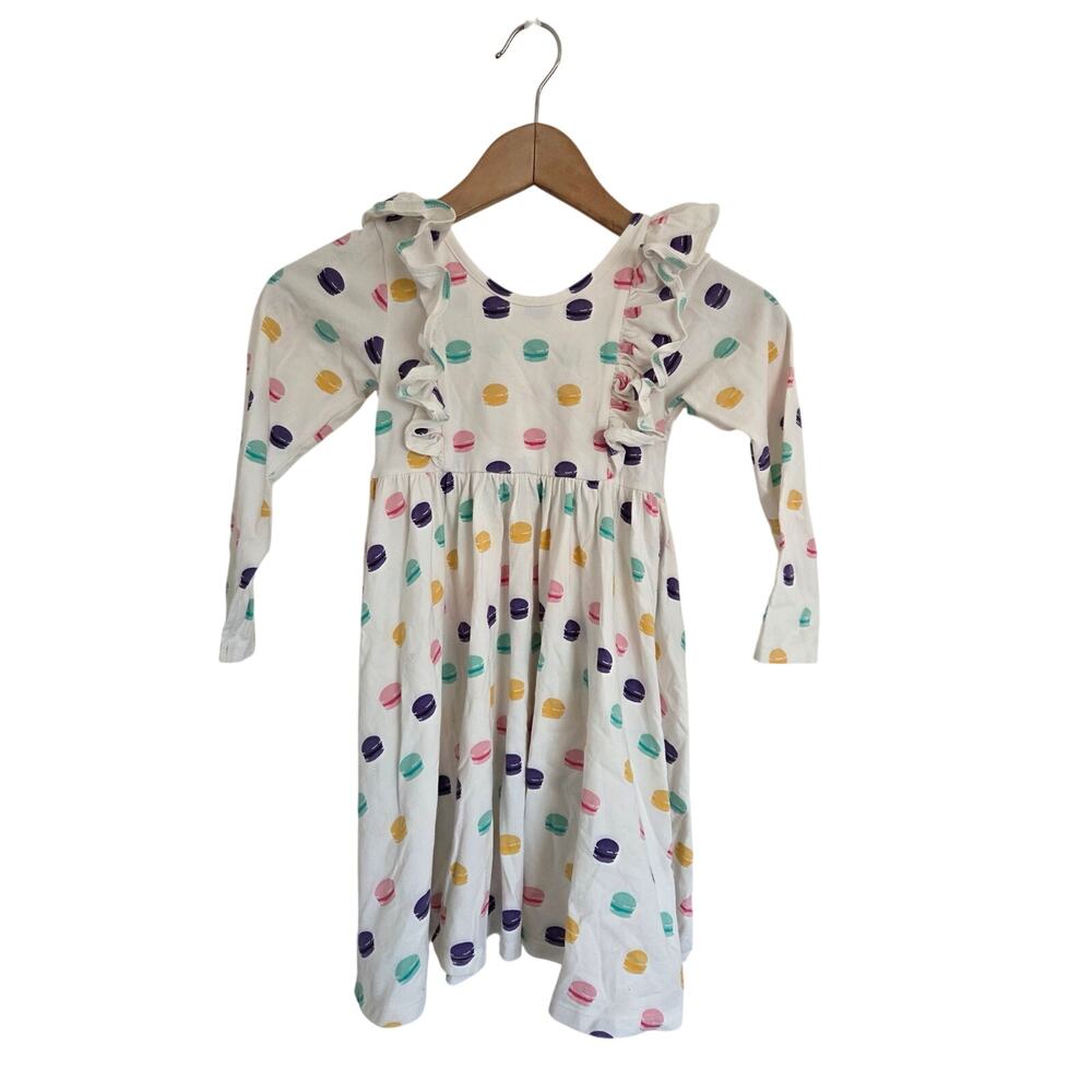 Monica & Andy Macaron Print Dress